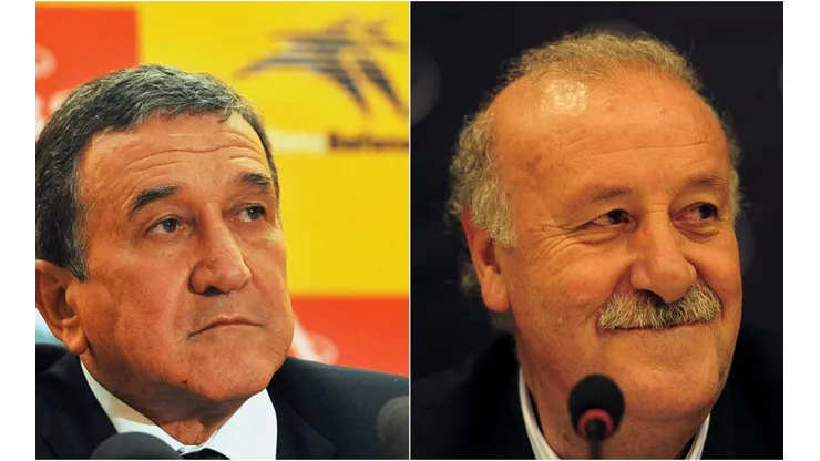 Jamie McDonald/Duif du Toit / Gallo Images/Getty Images - Carlos Parreira e Vicente del Bosque