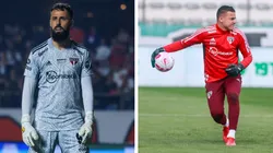 Marcello Zambrana/AGIF e Luiz Erbes/AGIF - Felipe Alves e Jandrei pelo SPFC.