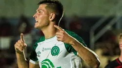 Foto: Thiago Limas/AGIF - Perotti foi artilheiro da Chape na Sèrie B, com seis gols
