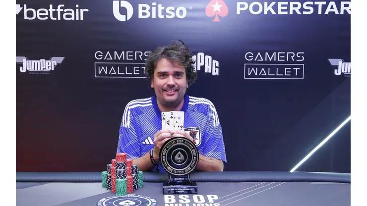 Ricardo Gonçalves venceu o torneio mais caro do primeiro dia de BSOP (Foto: Rafael Terra/BSOP)