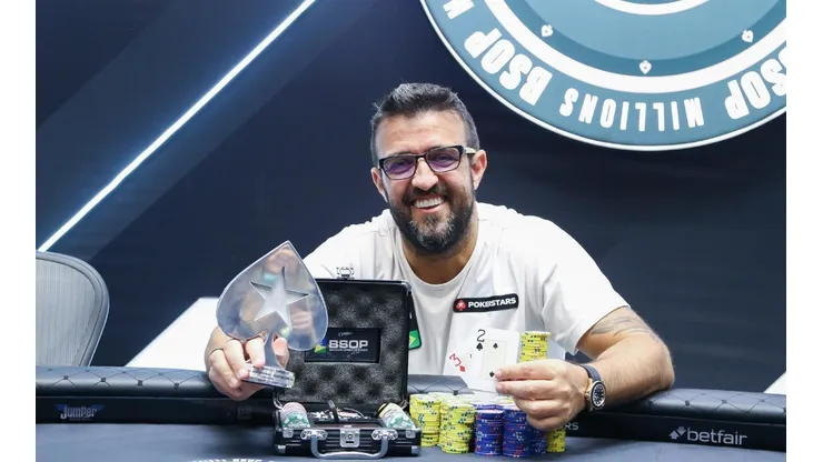 André Akkari venceu o PokerStars Invitational (Foto: Rafael Terra/BSOP)