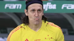 Cássio durante partida entre Palmeiras e Cruzeiro, no Allianz Parque, pelo Campeonato Brasileiro, no dia 20/07/2024.