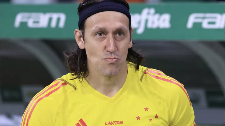 Cássio durante partida entre Palmeiras e Cruzeiro, no Allianz Parque, pelo Campeonato Brasileiro, no dia 20/07/2024.