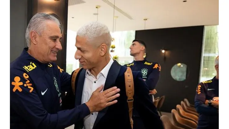 Richarlison e Danilo lamentam a não classificação do América para a Libertadores - Lucas Figueiredo/CBF