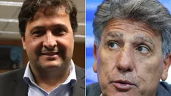 Fotos: Luciano Amoretti / Grêmio / Divulgação e Lucas Uebel / Grêmio / Divulgação - Guerra e Renato: novo presidente já tomou decisão sobre futuro do técnico