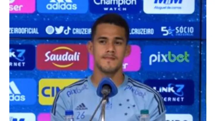 Foto: Reprodução/Cruzeiro - Lucas Oliveira jogador do Cruzeiro