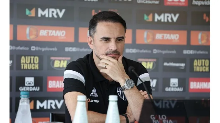 Foto: Pedro Souza / Atlético - Na mira do Galo,Coudet é sondado pelo River Plate e pelo Nacional