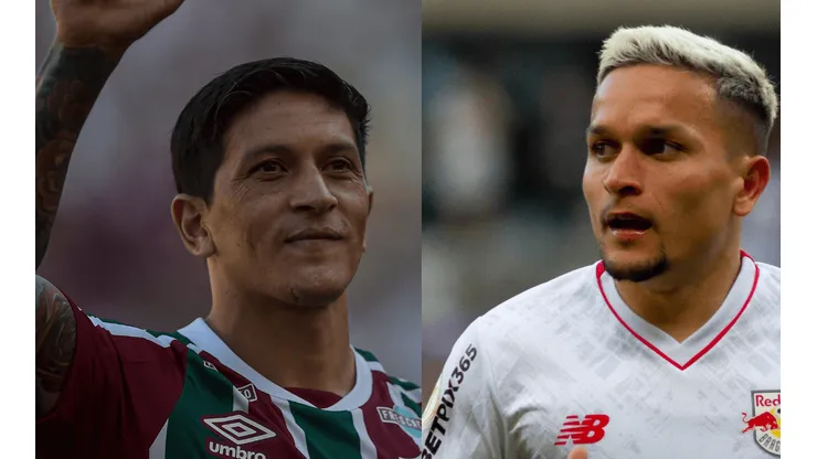 Foto: Thiago Ribeiro/AGIF I Foto: Fernando Moreno/AGIF - Bragantino e Fluminense se enfrentam pela 38ª rodada da Série A