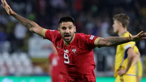 Foto: Srdjan Stevanovic/Getty Images - Mitrovic já marcou 50 gols pela Sérvia.