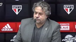 Foto: Reprodução/ YouTube São Paulo FC/ "Folha de pagamento ainda é alta"; Diretoria do São Paulo toma decisão sobre planejamento para 2023.