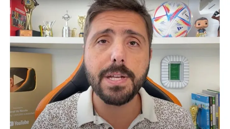 Foto: Reprodução - Nicola em seu canal no Youtube.