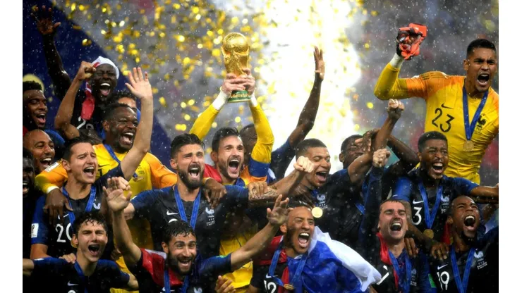 Shaun Botterill/Getty Images - Seleção da França campeã da Copa do Mundo em 2018