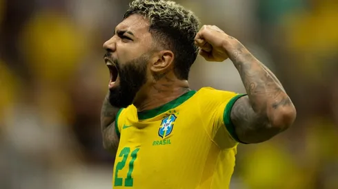 Divulgação: Lucas Figueiredo/CBF – Gabigol aparece em jogo da Copa do Mundo