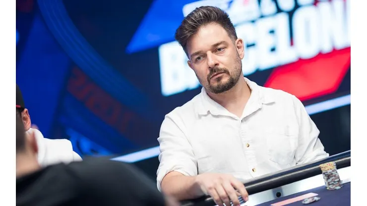 Fabiano Kovalski em disputa do EPT Barcelona (Foto: Danny Maxwell/PokerStars)