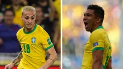 Antony e Casemiro foram revelados pelo São Paulo (Foto: Thiago Calil/Thiago Ribeiro/AGIF)