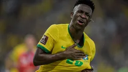 Foto: Thiago Ribeiro/AGIF - Vinícius Jr comemorando gol do Brasil