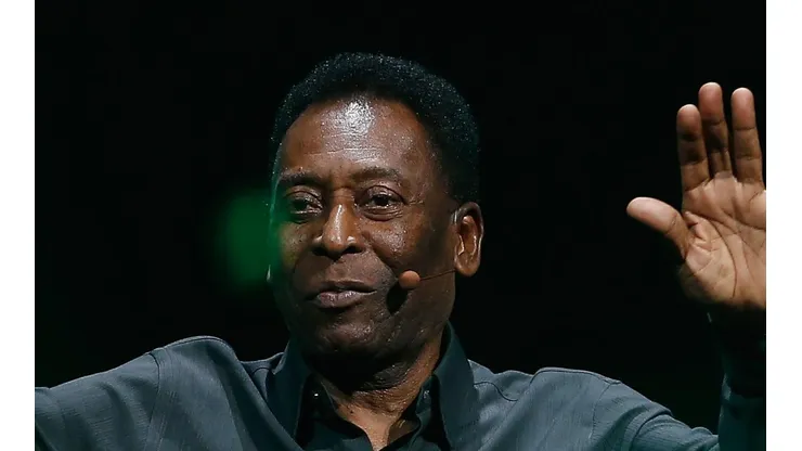 Getty Images/Christian Petersen - Pelé recebe homenagem