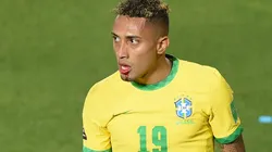 FotoBaires/AGIF - Raphinha fala sobre posição no Barcelona