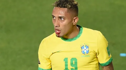 FotoBaires/AGIF - Raphinha fala sobre posição no Barcelona