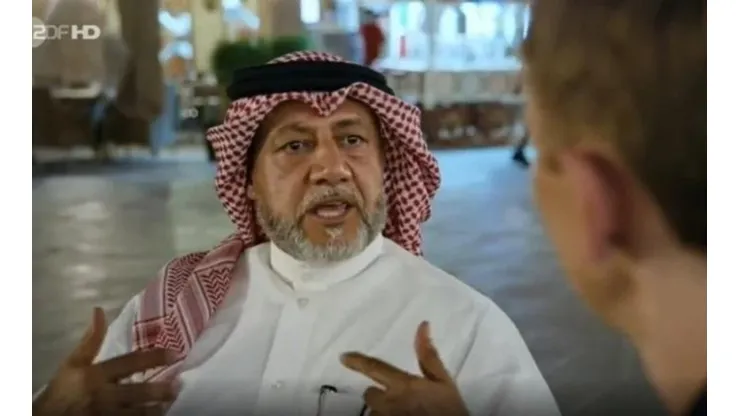 Foto: Reprodução ZDF/ Qatar 2022: Embaixador da Copa do Mundo choca ao falar sobre homossexualidade e entrevista é interrompida; Veja vídeo.