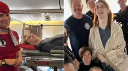 Turca considerada a ‘mulher mais alta do mundo’ viaja pela primeira vez deitada. Imagens: Reprodução/Instagram Rumeysa Gelgi.