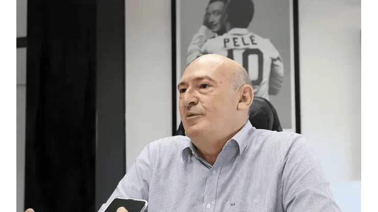 Ivan Storti/Santos. Andrés Rueda é o presidente do Santos FC