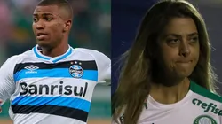 Foto Walace: Foto: Marcello Zambrana/AGIF e Foto Leila: Foto: Heber Gomes/AGIF - Palmeiras pode tomar chapéu do Fla no mercado