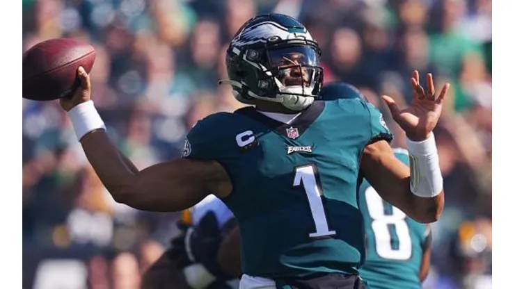 Jalen Hurts lidera o Eagles
