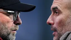 Foto: Laurence Griffiths/Getty Images - Klopp e Guardiola são rivais na Premier League.