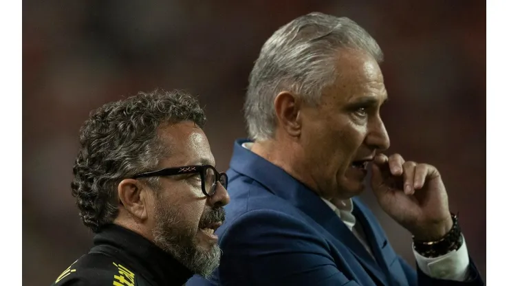 Foto: Flickr Oficial CBF/Lucas Figueiredo - Cleber Xavier e Tite