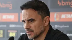 Foto: Pedro Souza / Atlético - Caetano acerta saídas no Galo