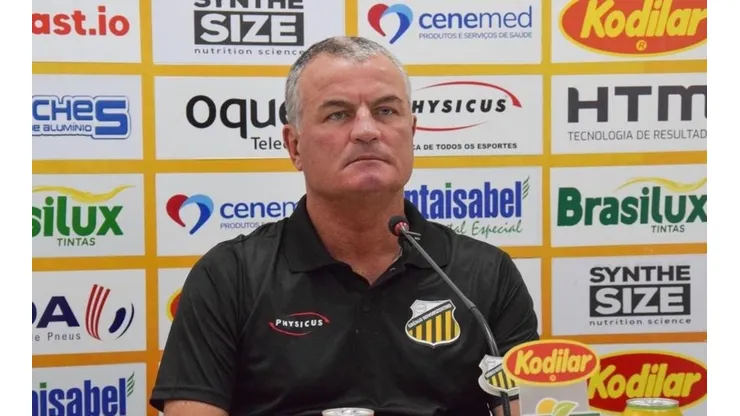 Foto: Reprodução/Gustavo Ribeiro/Novorizontino- Mazola Jr. técnico do Novorizontino