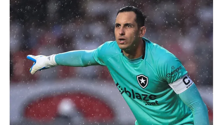 Gatito Fernández em ação com a camisa do Botafogo (Foto: Ettore Chiereguini/AGIF)