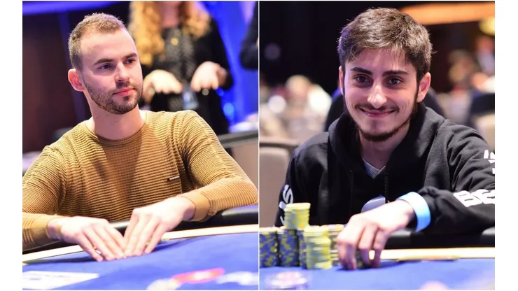 Renan Bruschi (direita) e Daniel Aziz (esquerda) foram os melhores brasileiros em Londres (Foto: Tomas Stacha/PokerStars)