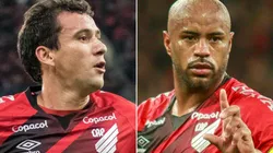 Fotos: Robson Mafra/AGIF e Gabriel Machado/AGIF - Pablo e Thiago Heleno: dupla se manifestou sobre o futuro do técnico
