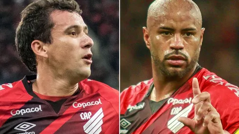 Fotos: Robson Mafra/AGIF e Gabriel Machado/AGIF - Pablo e Thiago Heleno: dupla se manifestou sobre o futuro do técnico