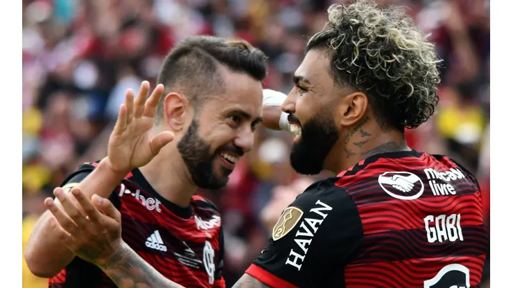 Foto: API/AGIF - Gabigol marcou o gol do título!