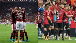 Foto: Robson Mafra/AGIF; Wagner Meier/Getty Images - Flamengo e Athletico na final da Libertadores 2022