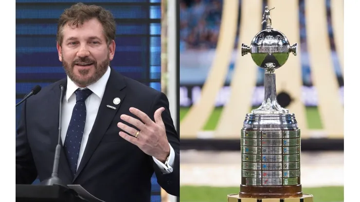 Foto Alejandro: Luis Vera/Getty Images e Foto Taça: Foto: Jeferson Guareze/AGIF - Conmebol tem única exigência para pivotar