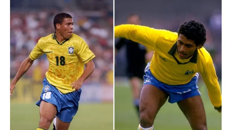 Getty Images/Al Bello e Getty Images/Simon Bruty - Endrick passa Romário e Ronaldo