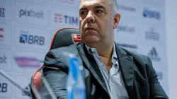 Foto: Marcelo Cortes / Flamengo - Marcos Braz alinhou acordo e bases salariais com meia na mira do Corinthians