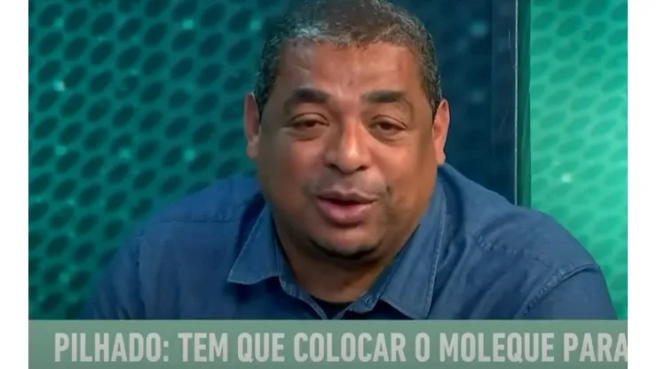 Foto: Reprodução/Jovem Pan - Vampeta admitiu que Palmeiras já deveria negociar Endrick com a Europa