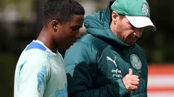 Foto: Cesar Greco / Palmeiras - Abel se rende a Endrick