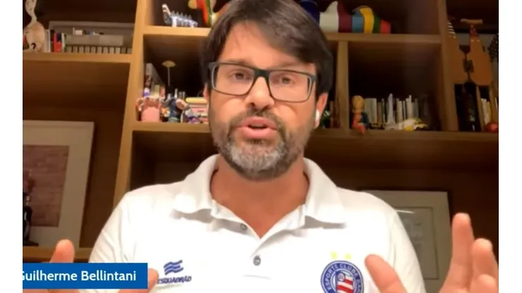 Foto: TV BAHÊA SMART AUDIUS/YouTube - Guilherme Bellintani está ‘bolado’ com a Arena Fonte Nova