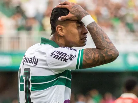 "Não pode cometer esse erro"; Alef Manga fica insatisfeito com empate do Coritiba