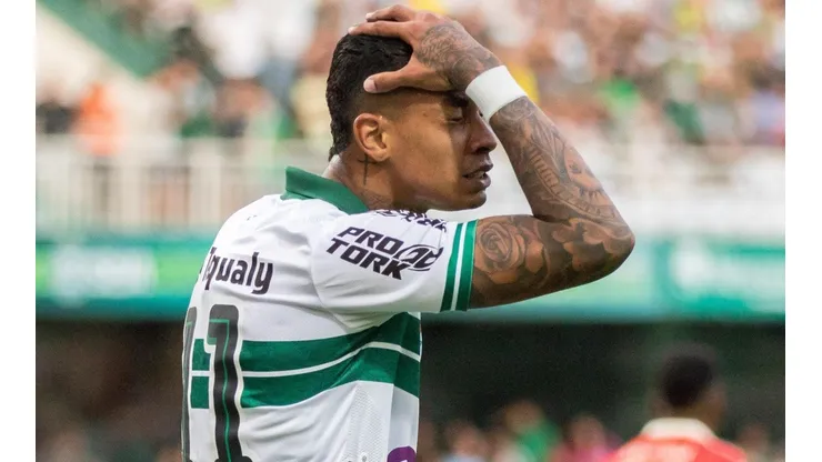 Foto: Robson Mafra/AGIF - Alef Manga: atacante lamentou empate do Coritiba