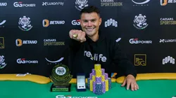 Gustavo Mastelotto venceu o Super High Roller e levou boa premiação (Foto: Rafael Terra/WSOP Circuit)