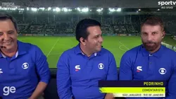 Foto: ge/Twitter - Pedrinho se emociona com o Vasco