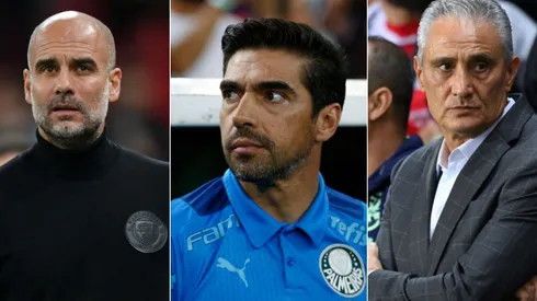 Wagner Meier; Dan Mullan; Justin Setterfield/Getty Images - Pep Guardiola, Abel Ferreira e Tite