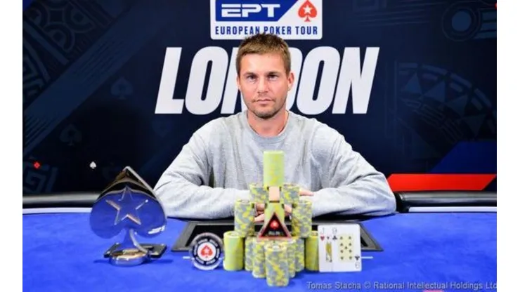 Byron Kaverman venceu o Single-Day High Roller em Londres (Foto: Tomas Stacha/PokerStars)